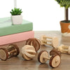 Natural Wooden Chew Toy Set for Small Pets – Guinea Pigs, Rabbits & Hamsters