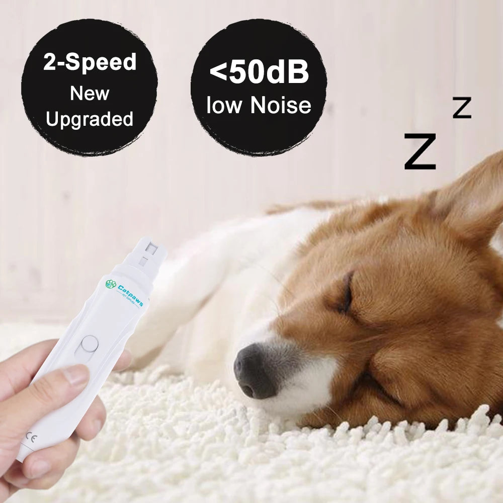 Rechargeable Electric Pet Nail Grinder for Dogs and Cats