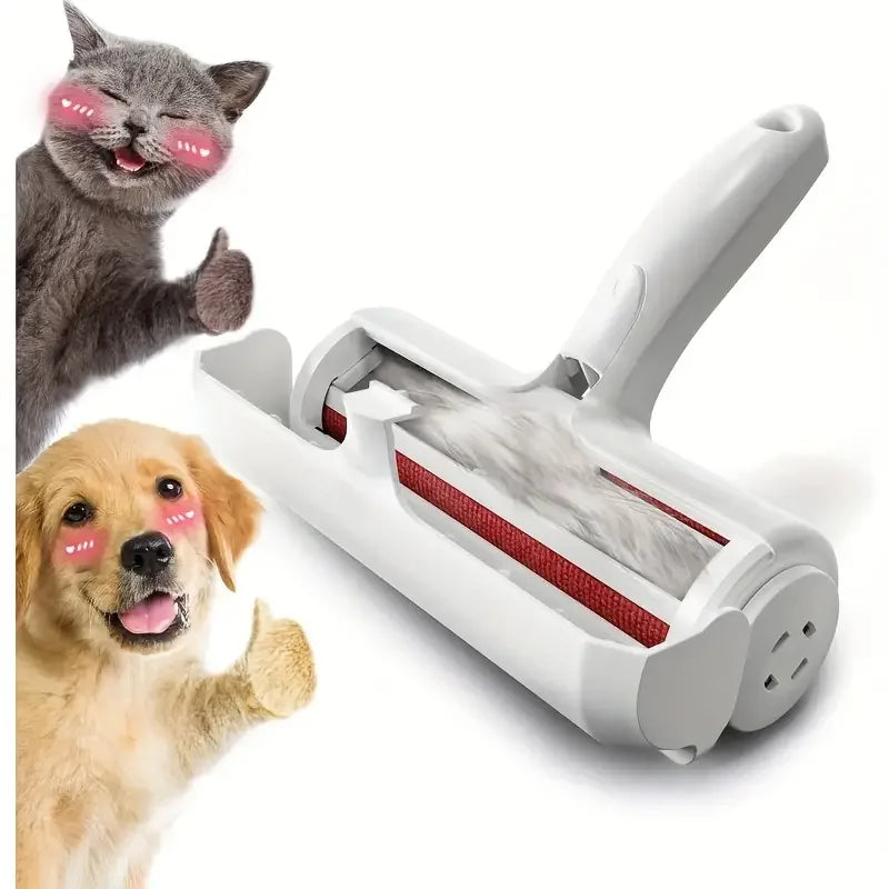 Self-Cleaning Pet Hair Removal Mitts & Rollers Set