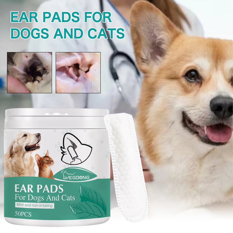 Lingettes Douces pour le Nettoyage des Yeux et des Oreilles de Votre Animal