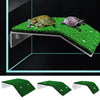 Turtle Basking Platform with Simulation Lawn Ramp