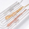 Crystal Rhinestone Dog Collar with Bone Pendant