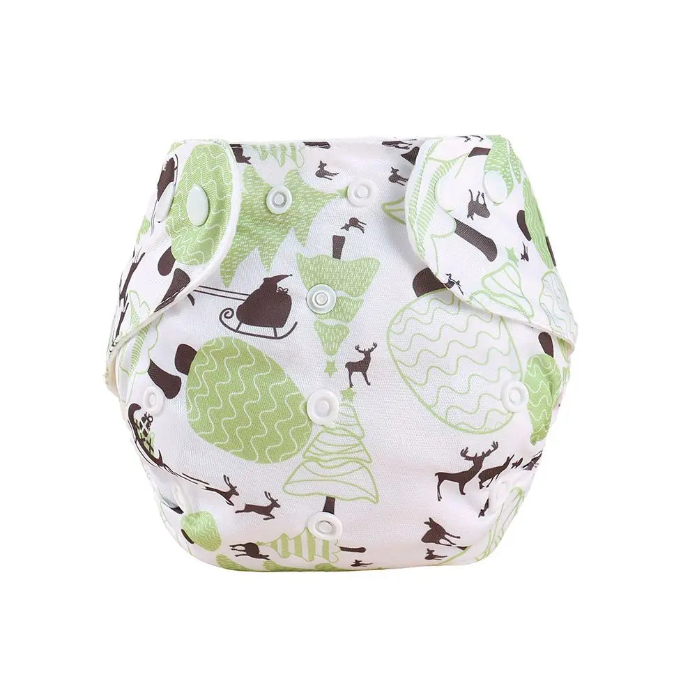 Eco-Friendly Reusable Cotton Cloth Diapers with Adjustable Fit