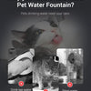 Fontaine à eau pour animaux avec deux modes de débit