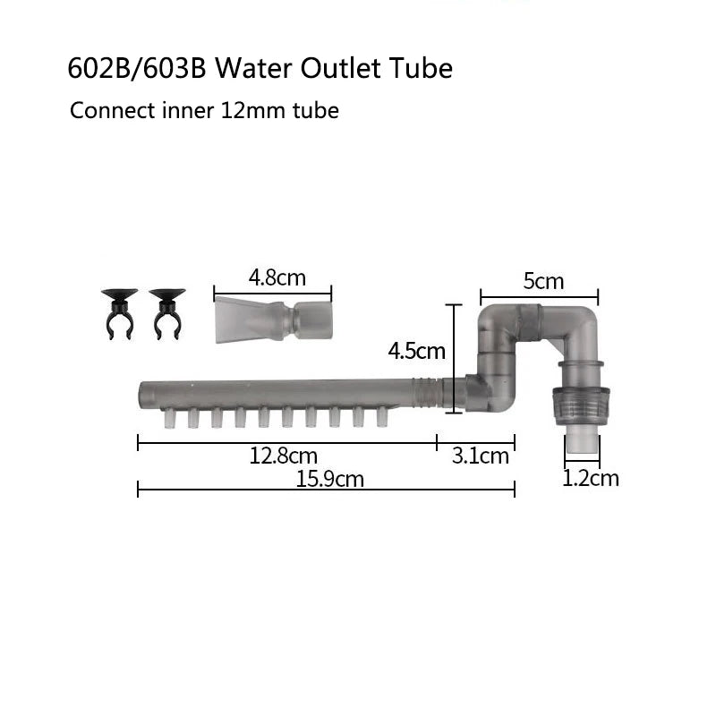 Rain Spray Bar Kit for Aquarium External Canister Filter