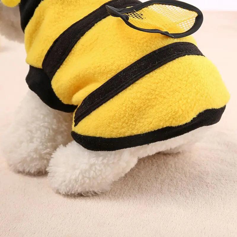 Disfraz de Abeja para Perro con Capa con Capucha