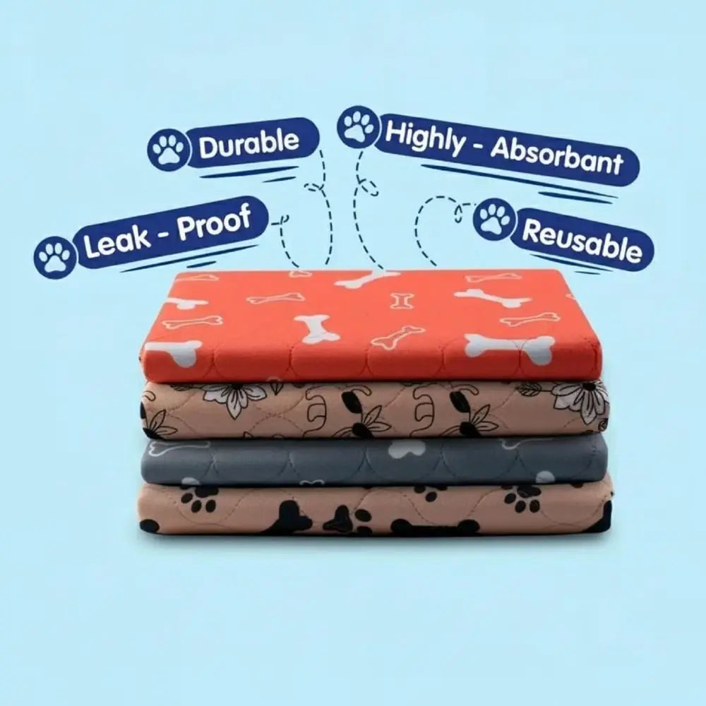 Reusable Leak-Proof Dog Pee Pad with Anti-Slip Backing