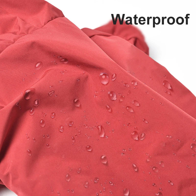 Abrigo impermeable con capucha para perro