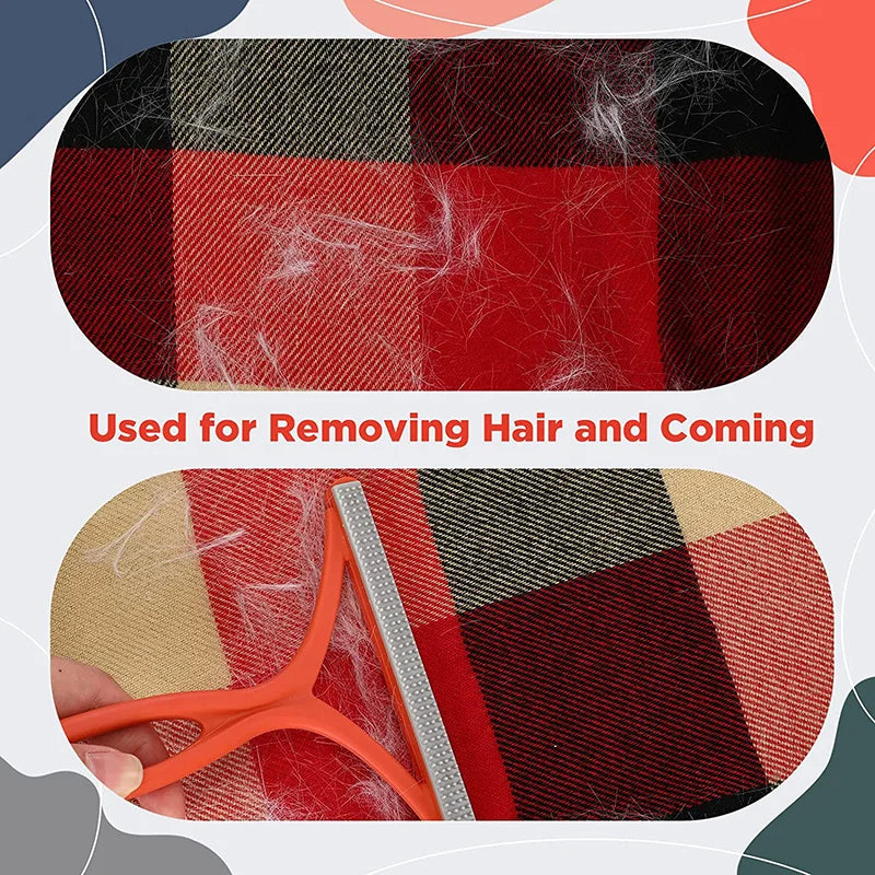 Double-Sided Pet Hair Remover and Fabric Shaver