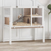 Wooden 2-Story Small Pet Cage with Stand, Ramp, and Hideout