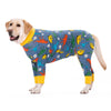 Soft Cotton Dog Pajamas Jumpsuit for Medium & Large Dogs