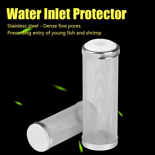 Pré-filtre en acier inoxydable pour aquarium