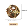 Natural Wooden Cat Teething Sticks with Sisal Rope