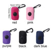 Portable Mesh Dog Waste Bag Dispenser with Carabiner Clip