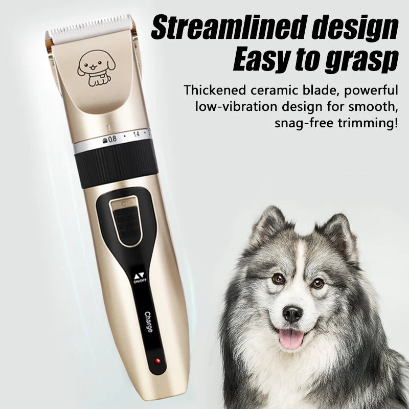 Cordless Rechargeable Pet Grooming Clipper