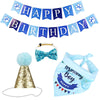 Pet Birthday Celebration Set with Hat Bandana and Bow Tie