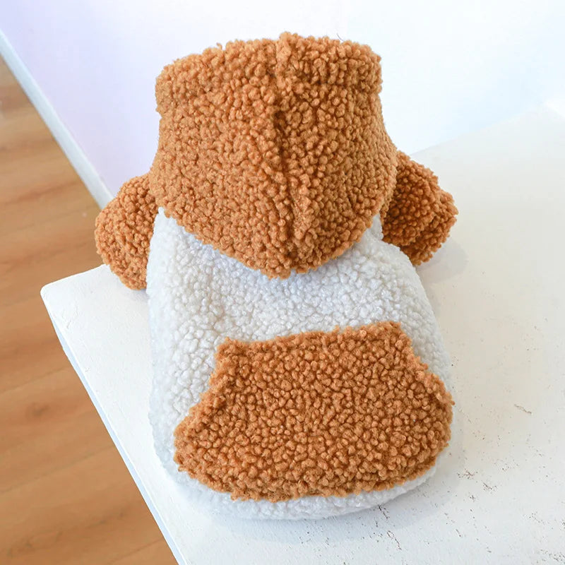 Suéter con Capucha de Lana Berber para Perro