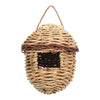 Handwoven Natural Grass Hanging Bird Nest for Small Birds