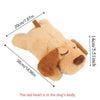 Comforting Plush Dog Toy with Simulated Heartbeat