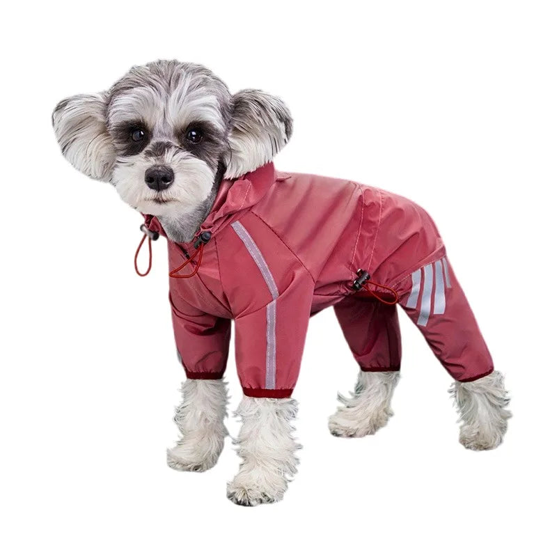 Impermeable con reflejos para perros