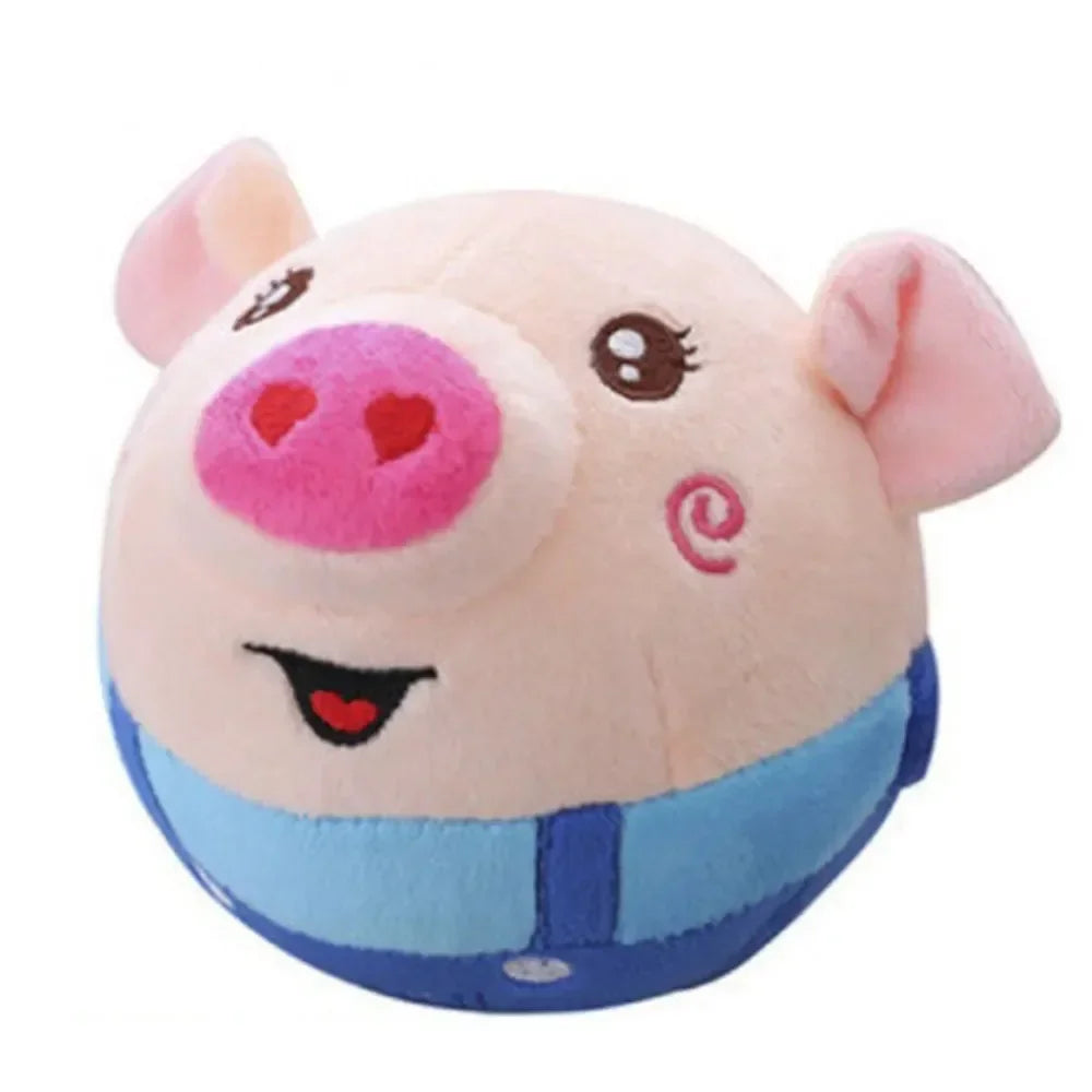 Interactive Singing Plush Dog Toy with Bouncing Motion