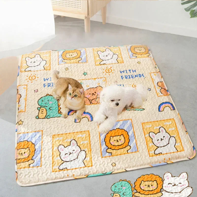 Alfombrilla Antideslizante y Lavable para Perros: Ideal para Jaulas y Suelos