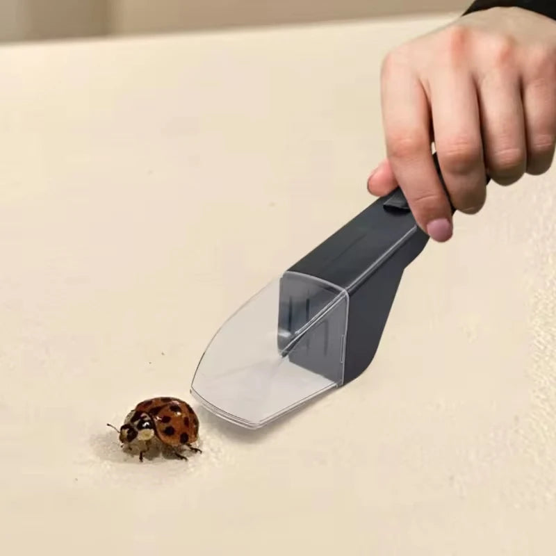 Portable Handheld Bug Catcher with Gentle Release Mechanism