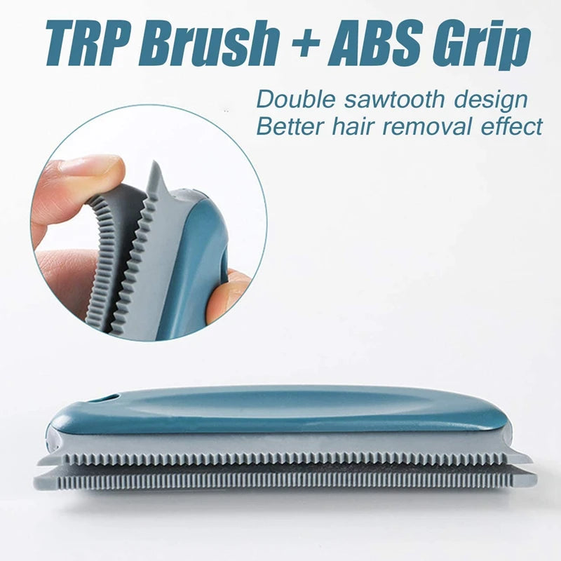 Dual-Sided Lint & Pet Hair Remover Brush