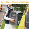 Foldable Pet Carrier Backpack for Cats and Small Dogs