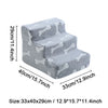 Detachable Pet Stairs with Soft Foam Steps