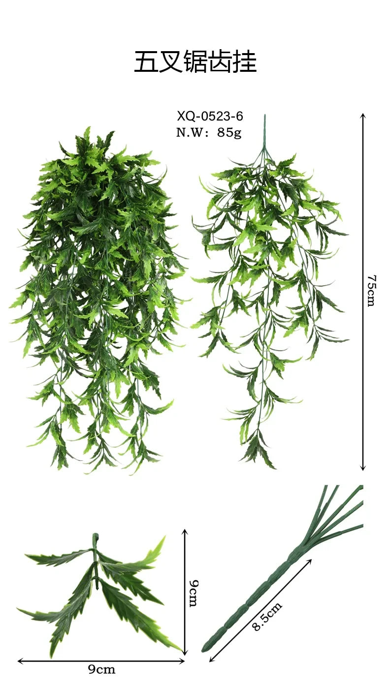 Artificial Persian Fern Hanging Vines for Home Decor