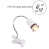 Lampe chauffante ajustable à col de cygne pour reptiles avec ampoule 50W