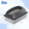 Stainless Steel Cat Litter Box with Lid, High-Sided, Extra Large