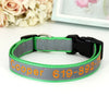 Personalisierte bestickte Nylon-Hundehalsband