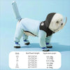 Small Dog Full-Body Raincoat with 4-Leg Coverage