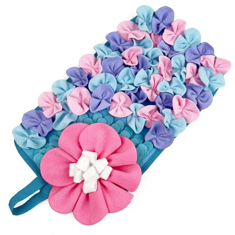 Interactive Flower Foraging Mat for Small Pets