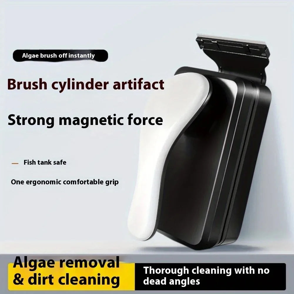 Floating Magnetic Aquarium Glass Cleaner with Algae Scraper