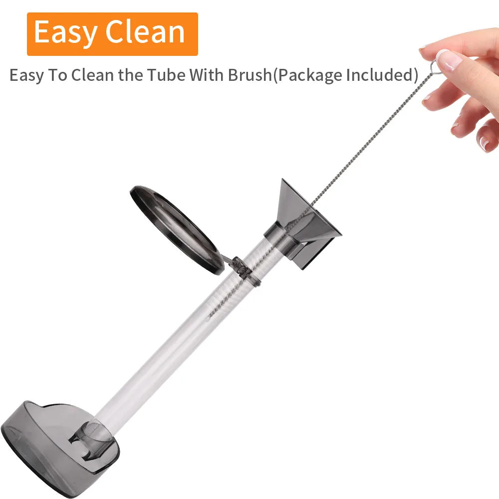 Adjustable Acrylic Aquarium Feeder Tube
