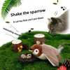 Rechargeable Chirping Bird Cat Toy with Catnip