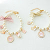 Pearl Bow Rhinestone Pet Collar for Small Dogs and Cats