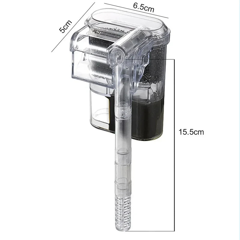 Suspended USB Aquarium Filter - Mini 2.5W for Small Tanks