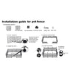 Modular Pet Playpen with Easy Assembly