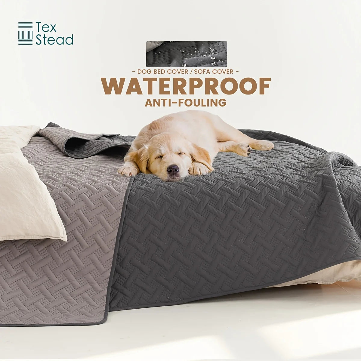 Reversible Anti-Hair Waterproof Pet Mat with Sofa Cover