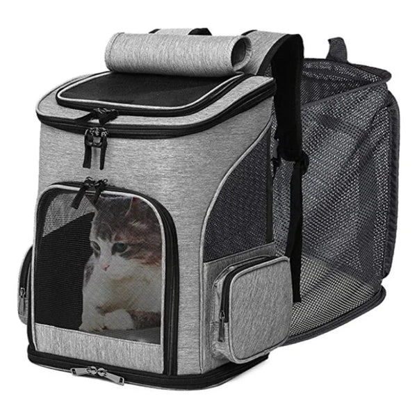 Breathable Cat and Dog Carrier Backpack Foldable Travel Bag