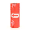 Disposable Dog Waste Bags with Bone-Shaped Dispenser and Leash Clip