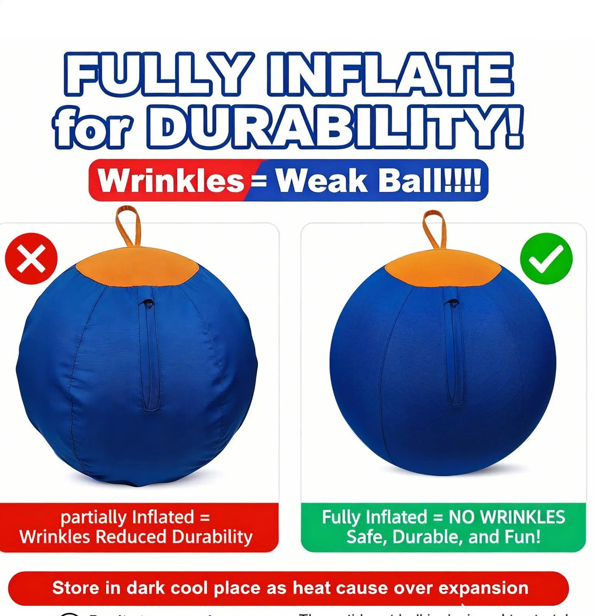 Interactive Large Dog Ball with Wrist Strap