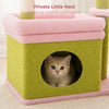 Compact Cat Tree Tower with Sisal Scratching Posts and Cozy Perches