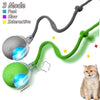 Interactive Rolling Cat Toy with Faux Tail