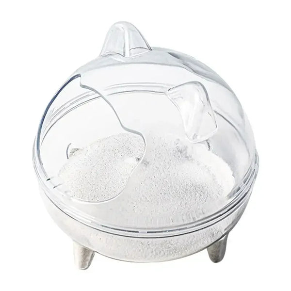 Bac à sable transparent pour hamster