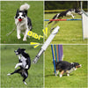 An adjustable ultrasonic dog whistle is shown being used for pet training with dogs.